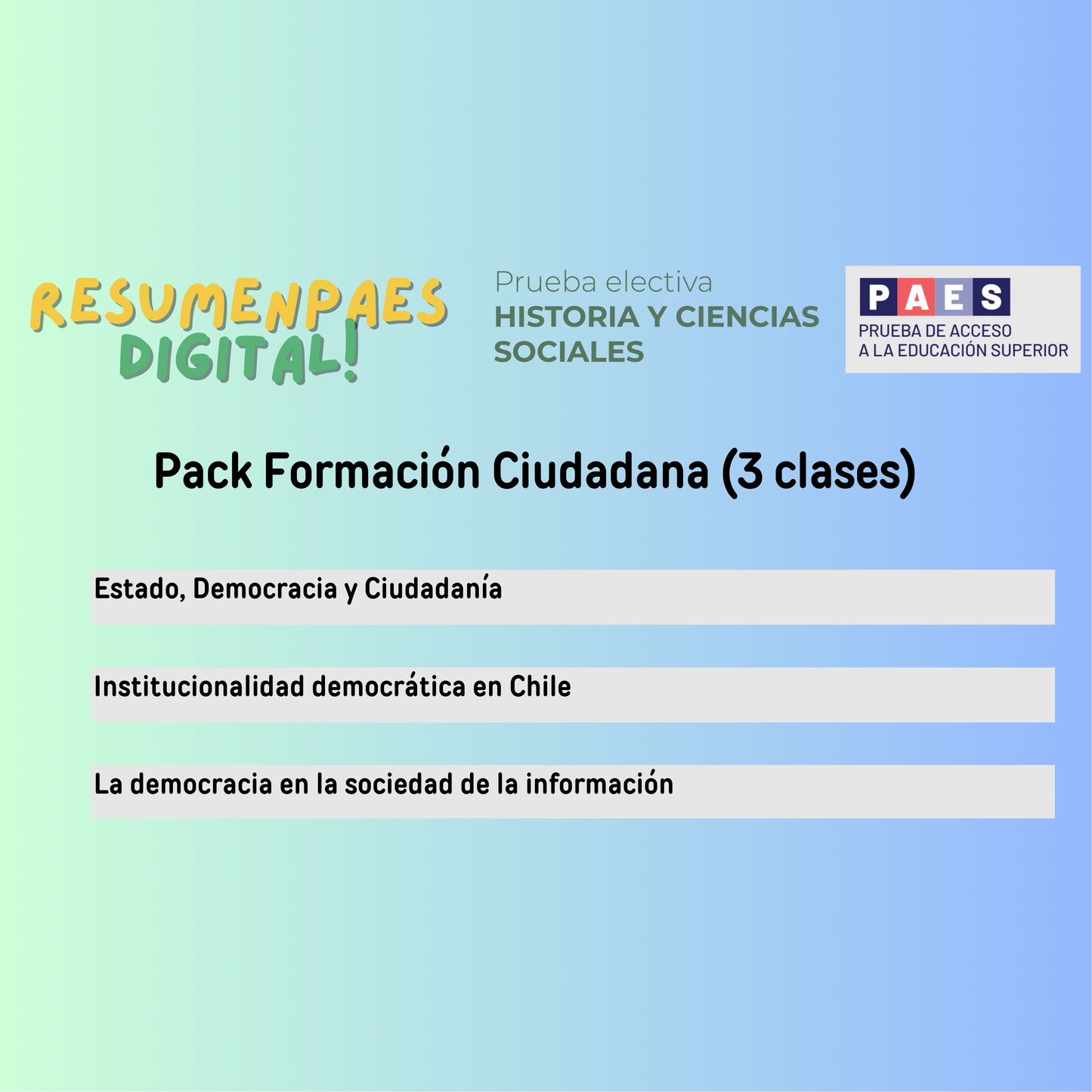 Pack Formación Ciudadana