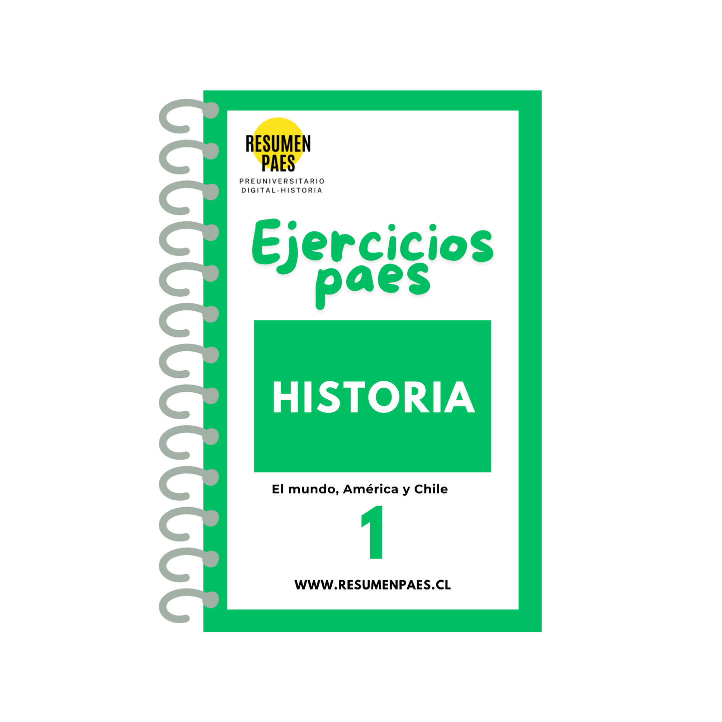 Cuadernillos de ejercicios del eje de historia