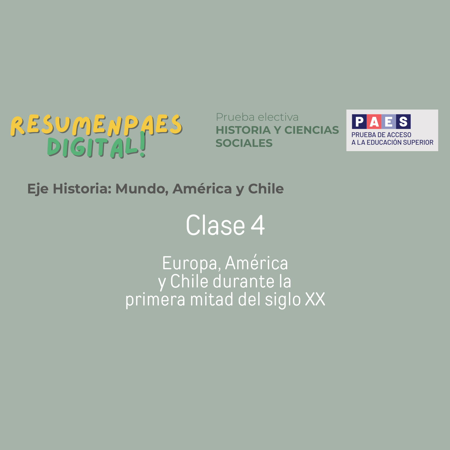 Eje Historia: Clase 4