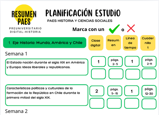 Planificación estudio (Grátis)