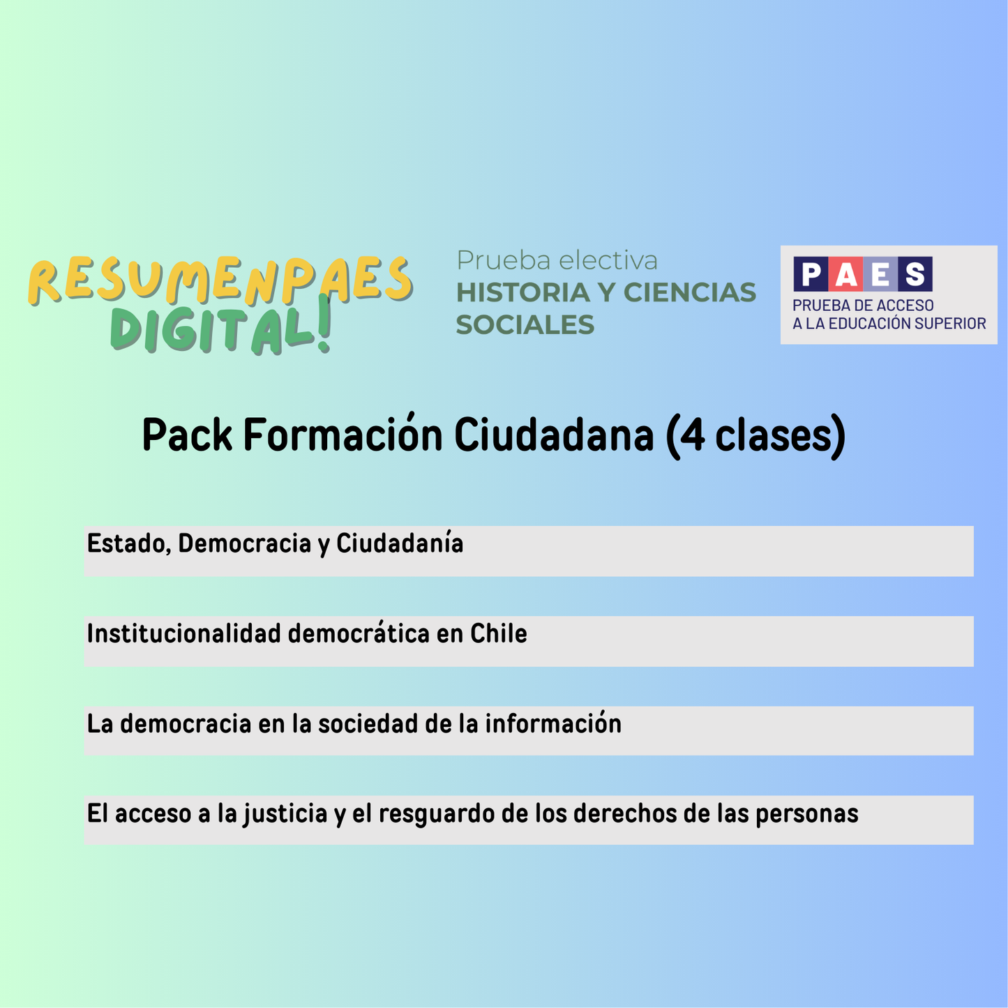 Pack Formación Ciudadana